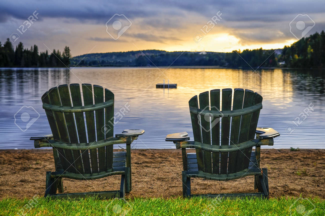 Adirondack Chairs On Beach Adirondack Chairs On Beach