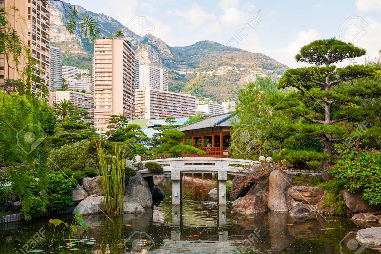 monte carlo モナコで日本庭園のモンテ カルロ モナコ 2014 年 10
