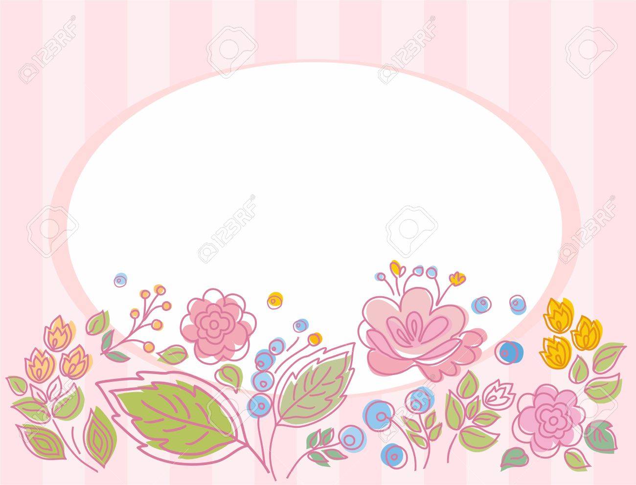 striped card