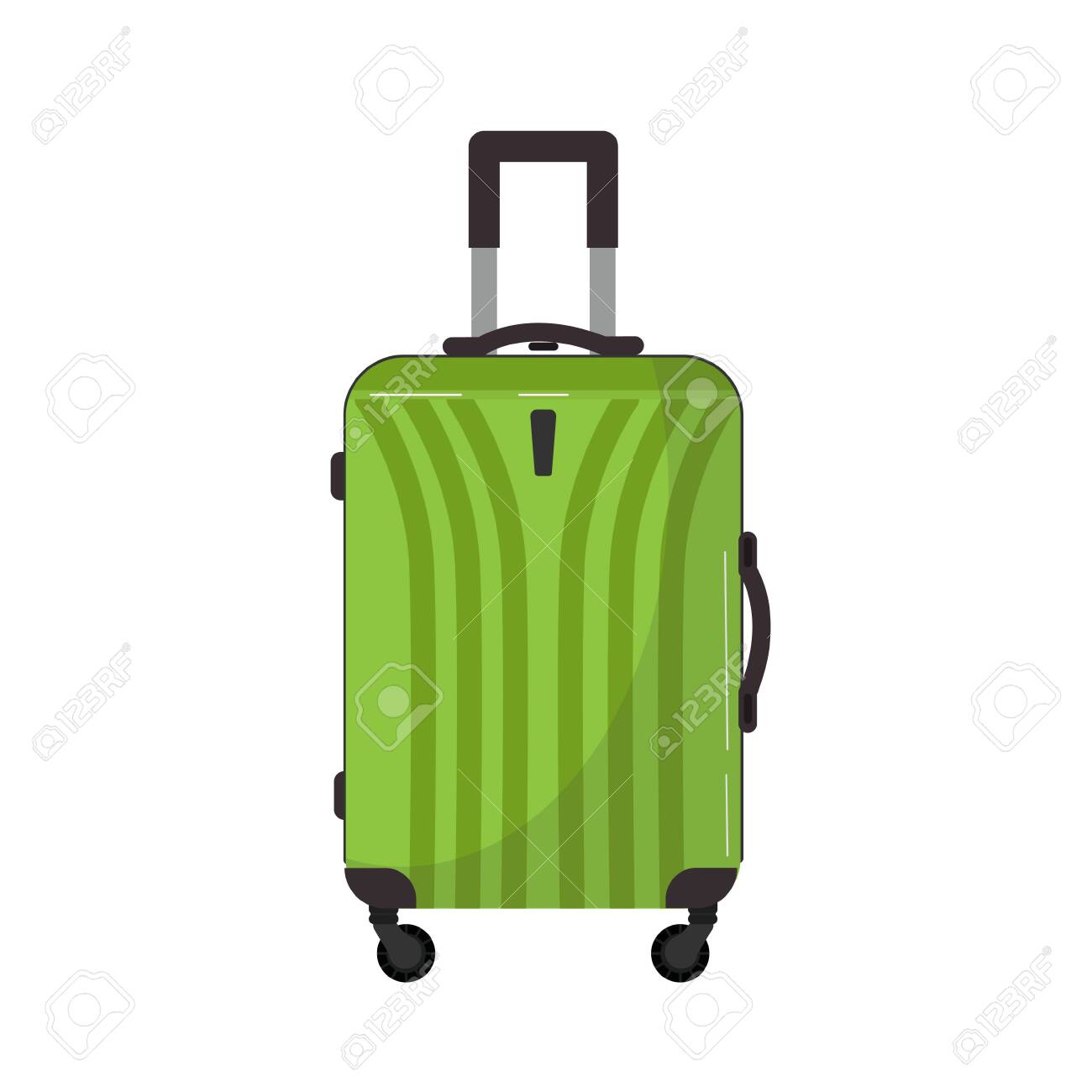 large plastic suitcase
