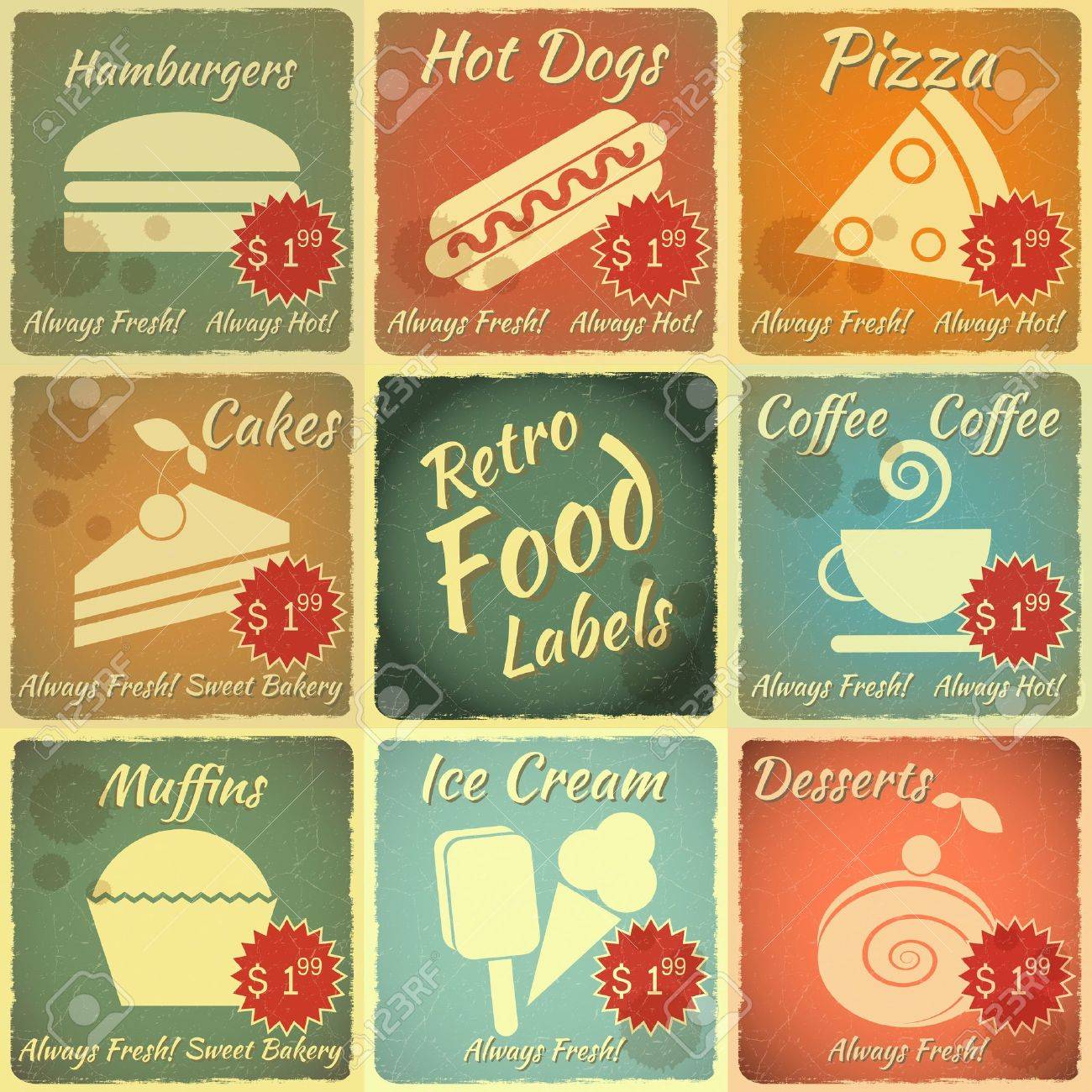 Vintage Food - 1300x1300 - jpeg Vintage Food