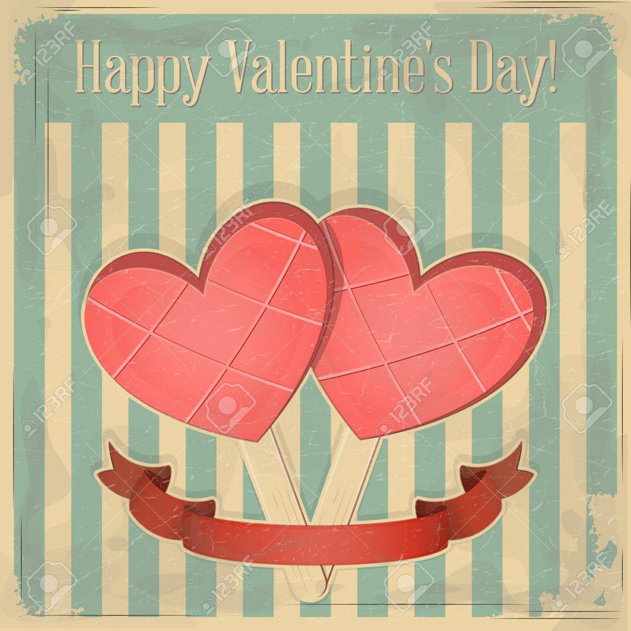 valentines day retro