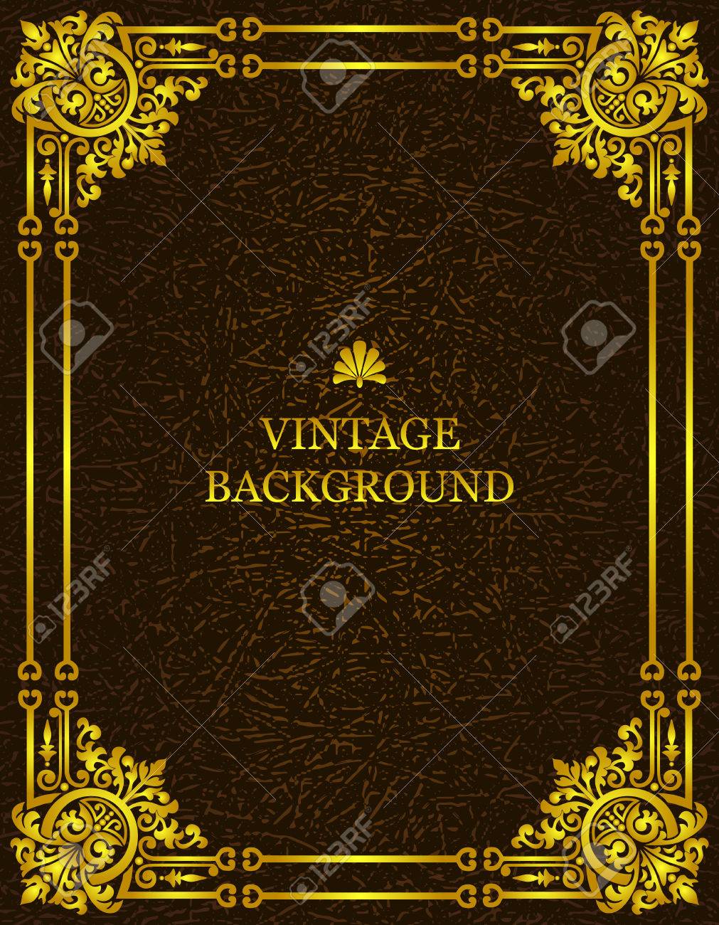 old book cover template