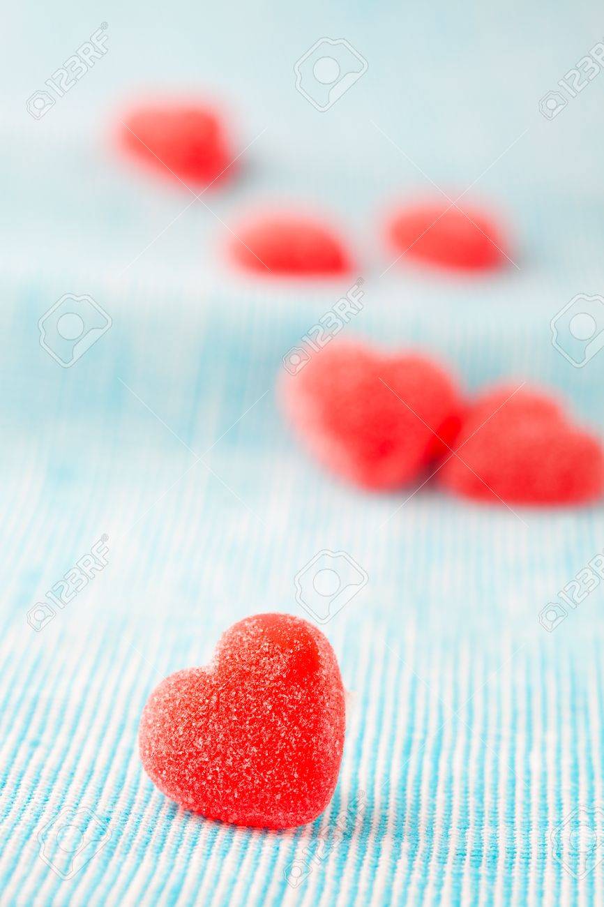heart shape candy for