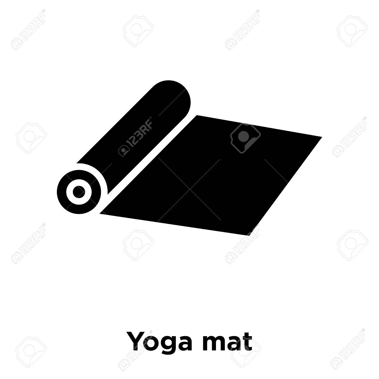 yoga mat logo