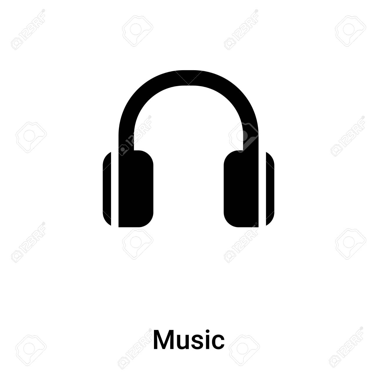 Music Icon Vector Isolated On White Background, Logo Concept Of Music Sign  On Transparent Background, Filled Black Symbol Royalty Free SVG, Cliparts,  Vectors, And Stock Illustration. Image 120514087.