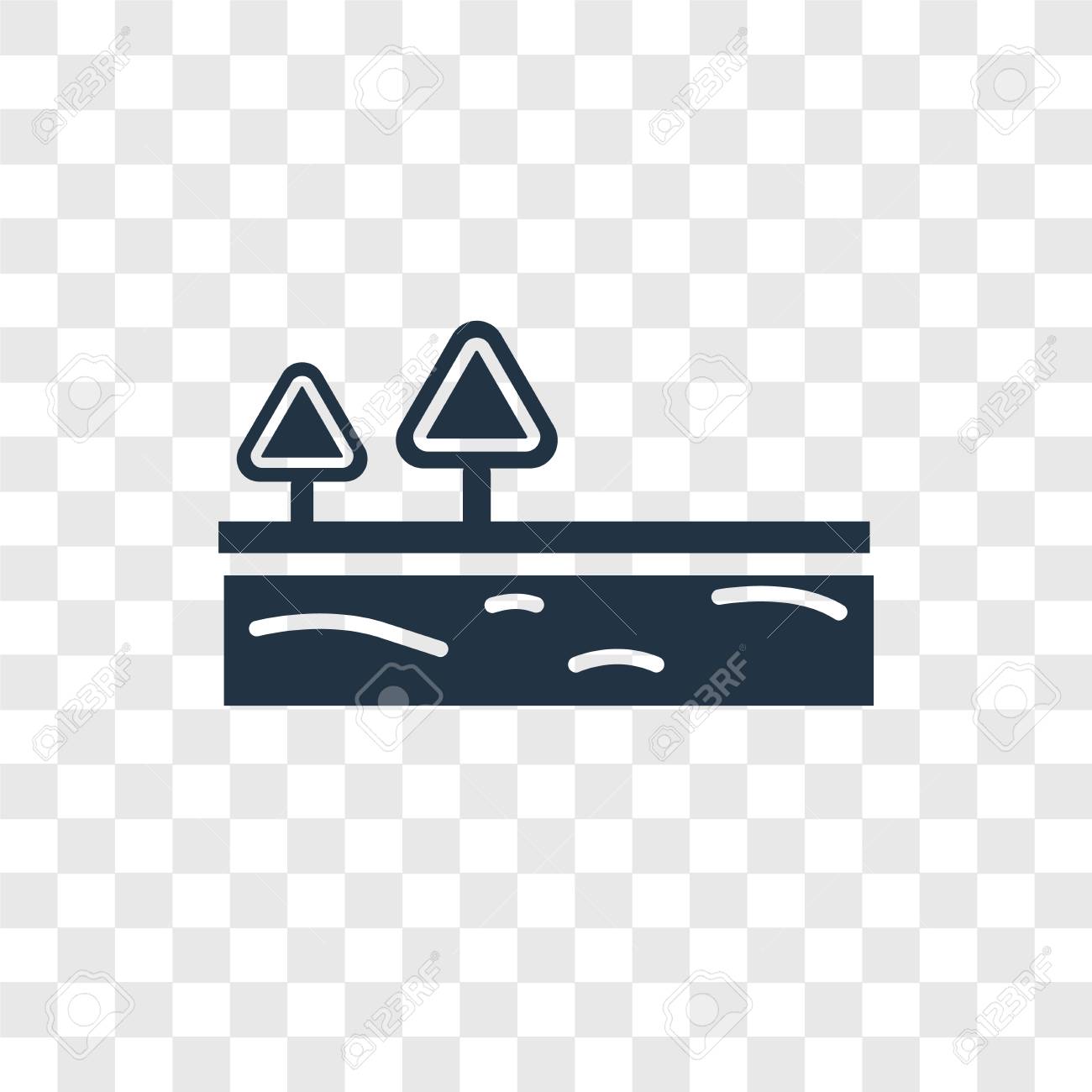 Lake Vector Icon Isolated On Transparent Background Lake Transparency Royalty Free Cliparts Vectors And Stock Illustration Image