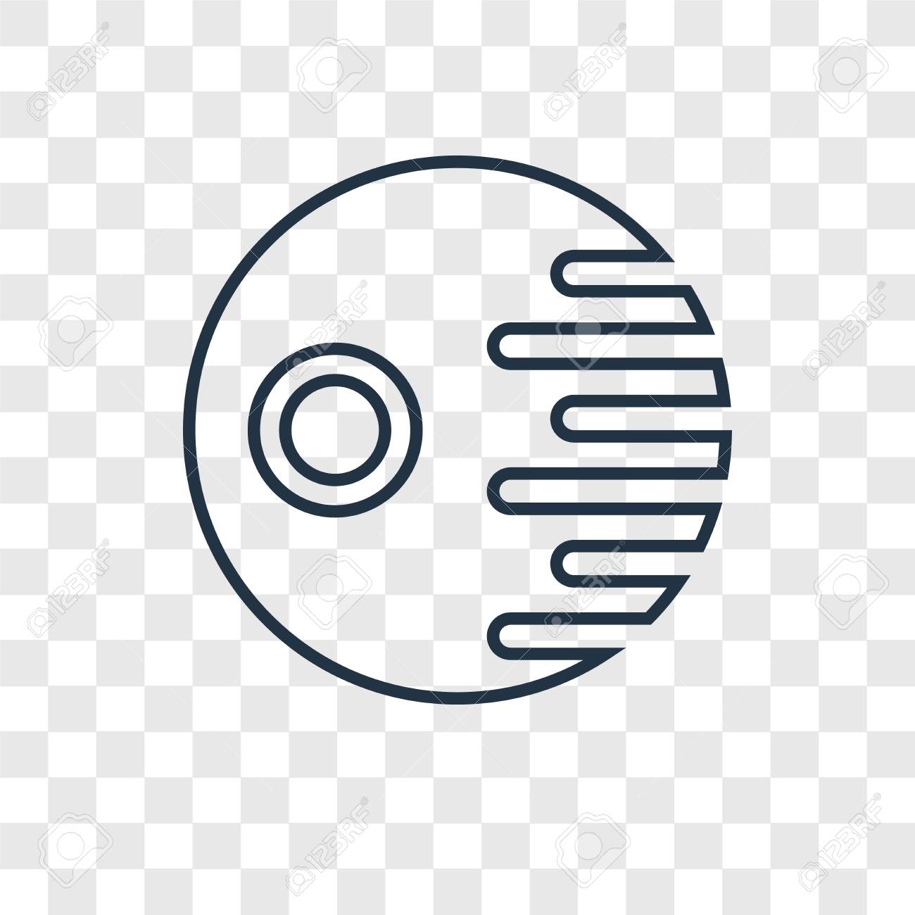 Death Star Concept Vector Linear Icon Isolated On Transparent Royalty Free Cliparts Vectors And Stock Illustration Image 111528491