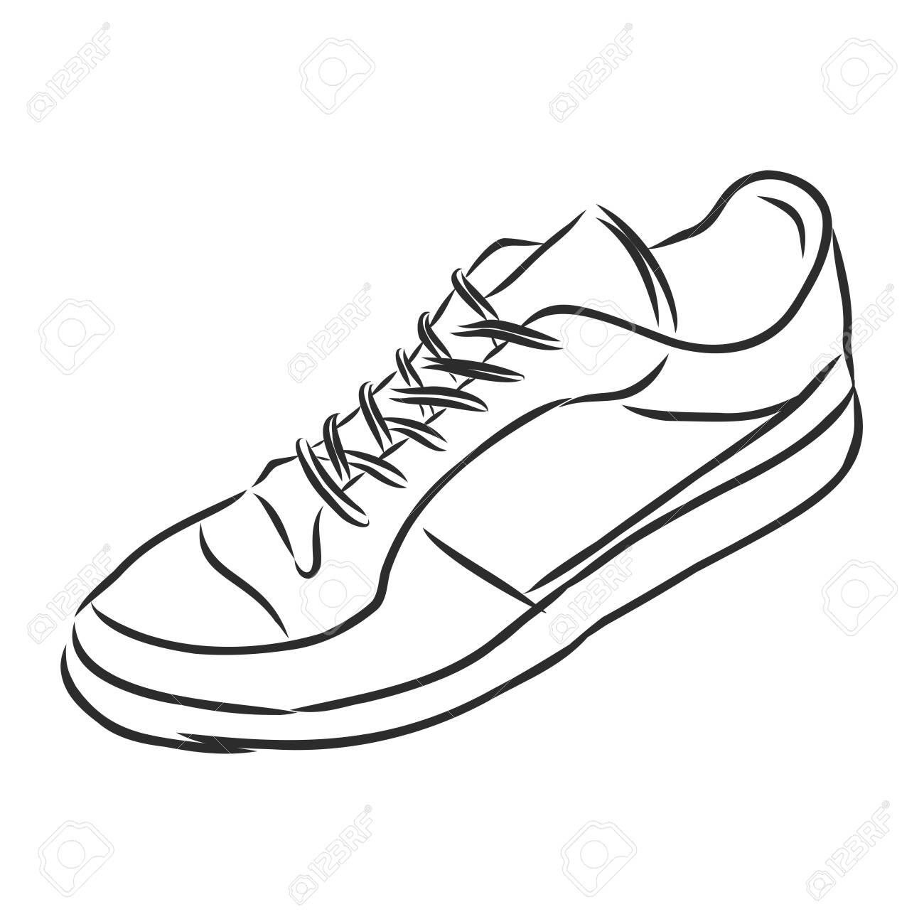 sneaker outlines