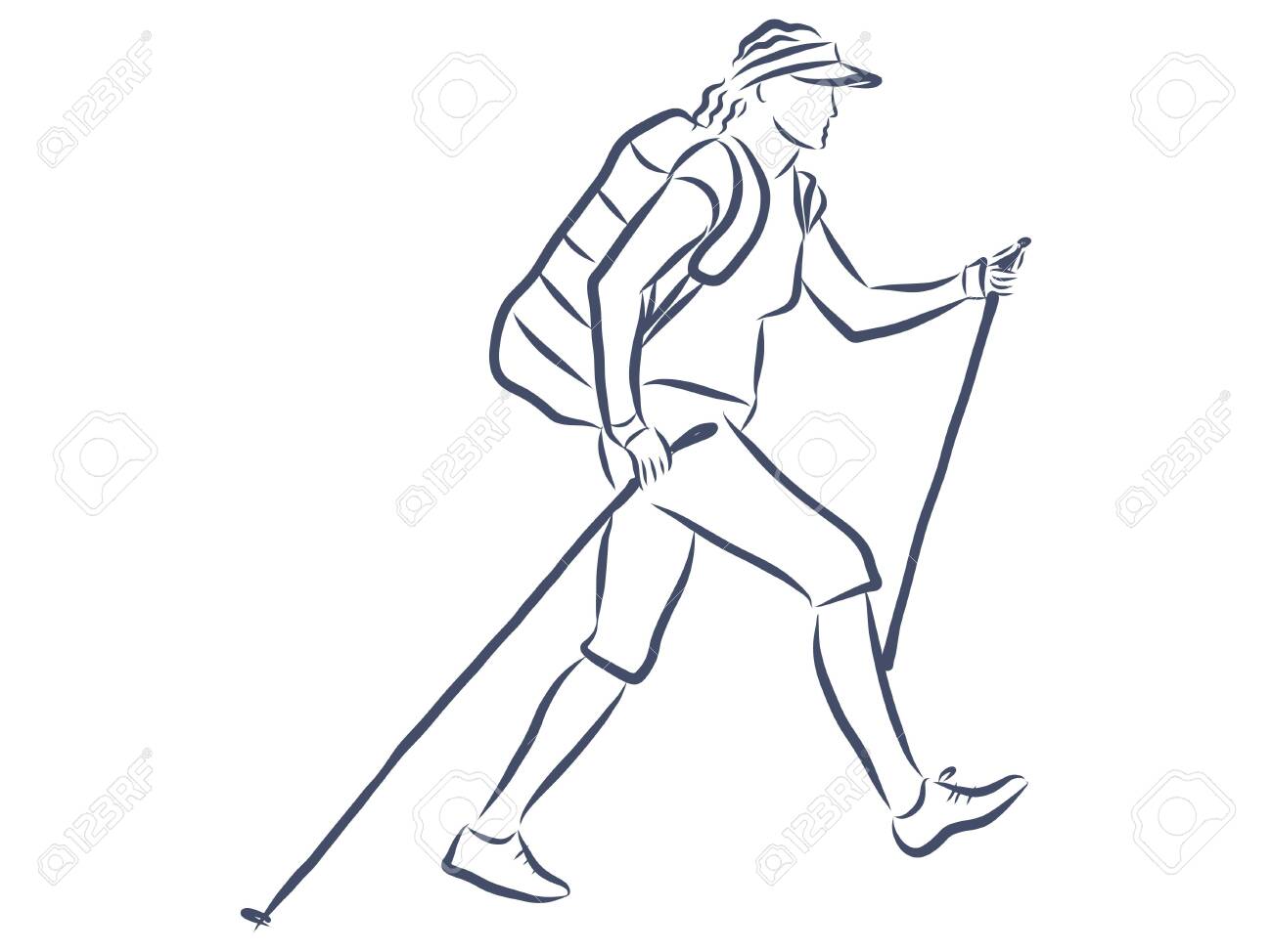 walking with sticks sport