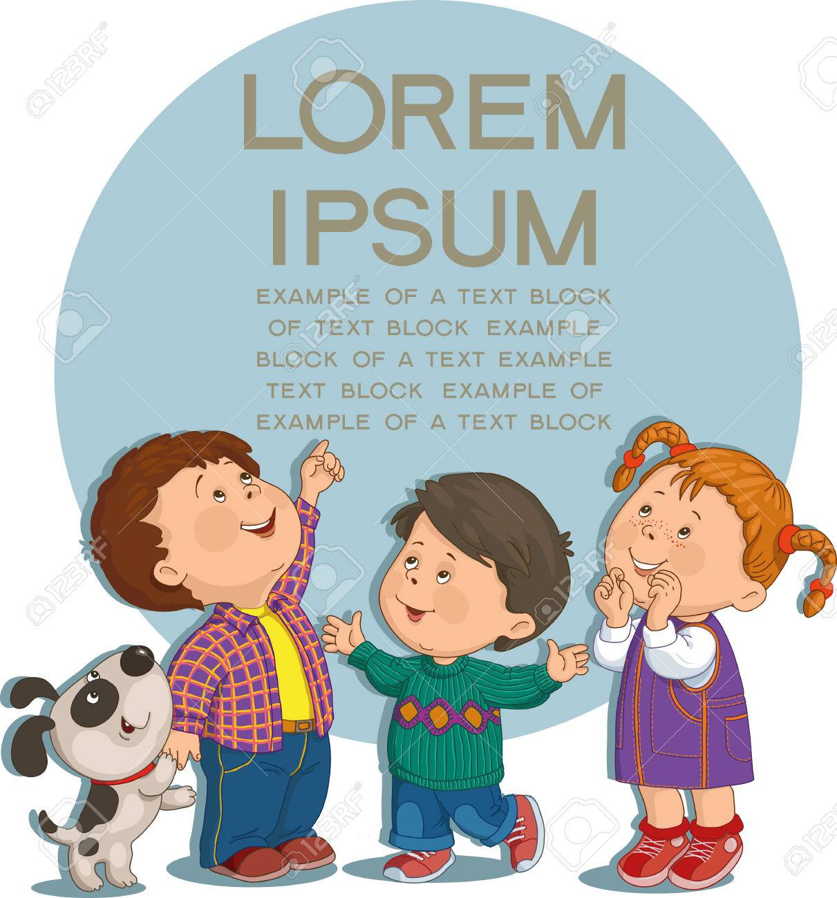 info graphic design of education cartoon band of merry children children education cartoon