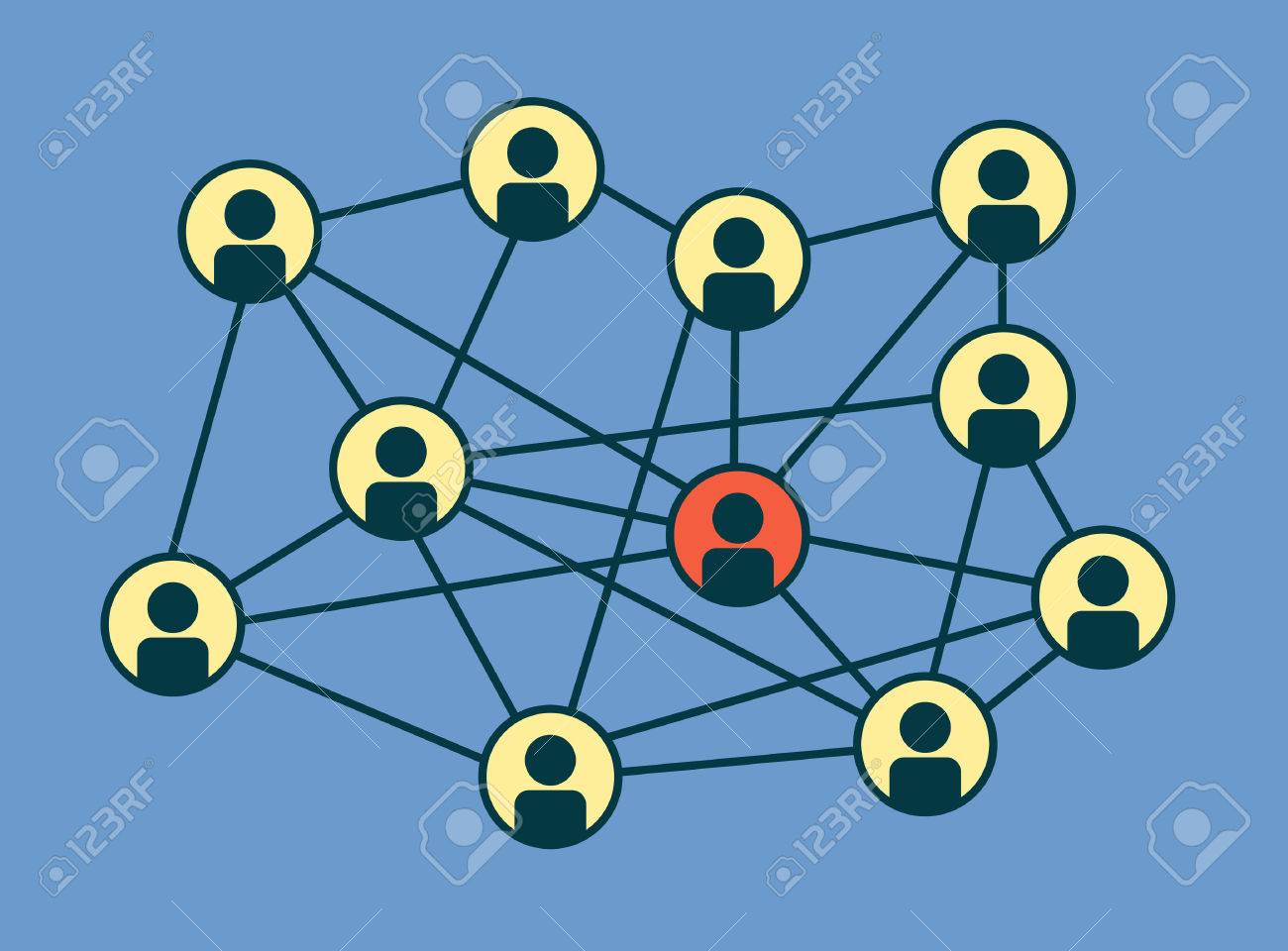 ソーシャル メディア界 ネットワーク図 ベクトルのアイコン のイラスト素材 ベクタ Image