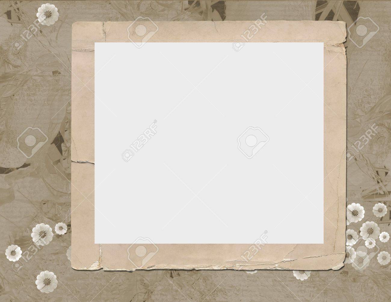 backround grunge aged letter sheet retro frame space for your letter sheet
