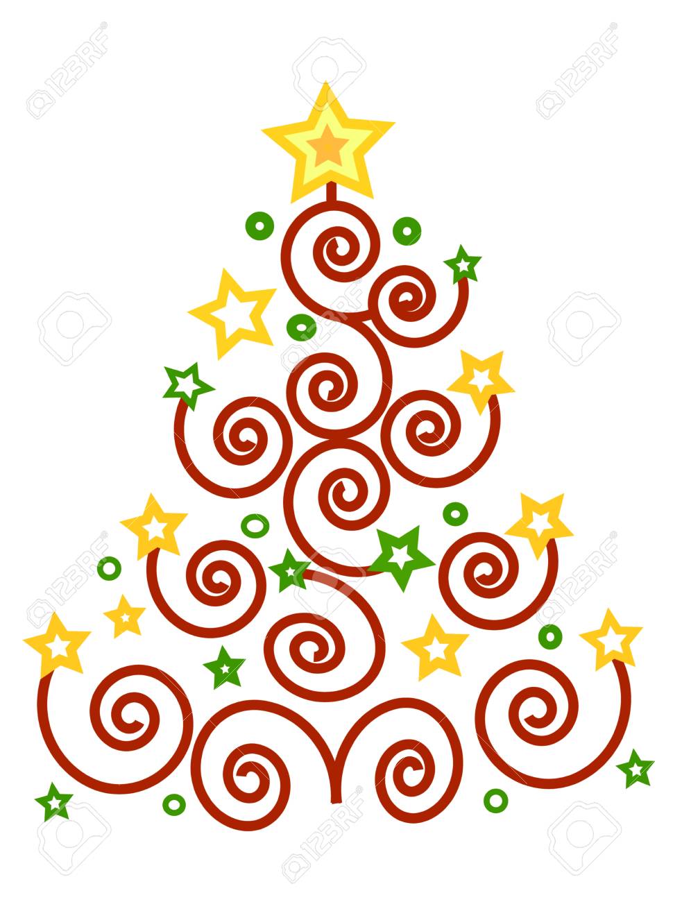 Christmas Spirals foto foto Christmas Spirals