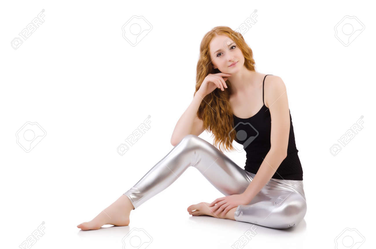 Redhead Wearing Leggings Redhead Wearing Leggings