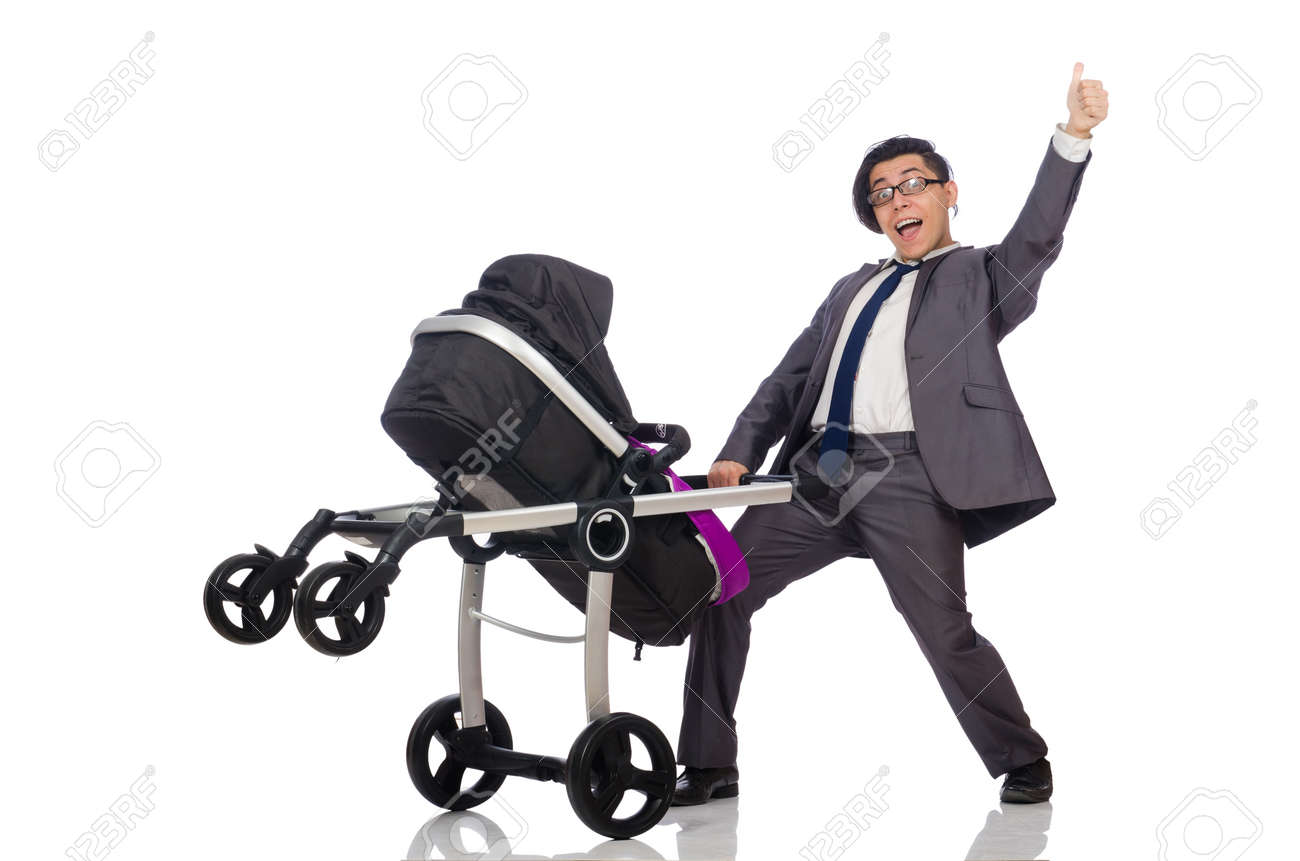 poussette avec bebe