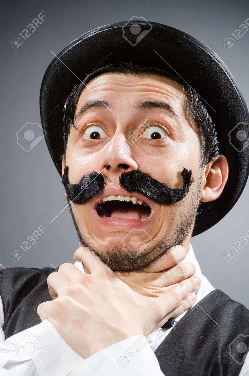 ヴィンテージ コンセプトで面白い人 の写真素材 画像素材 Image