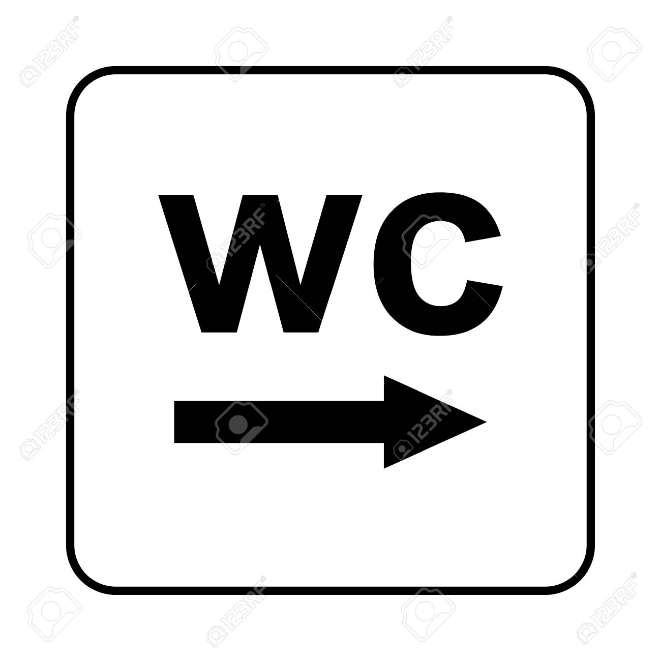 Toilet Sign Wc Royalty Free Cliparts Vectors And Stock
