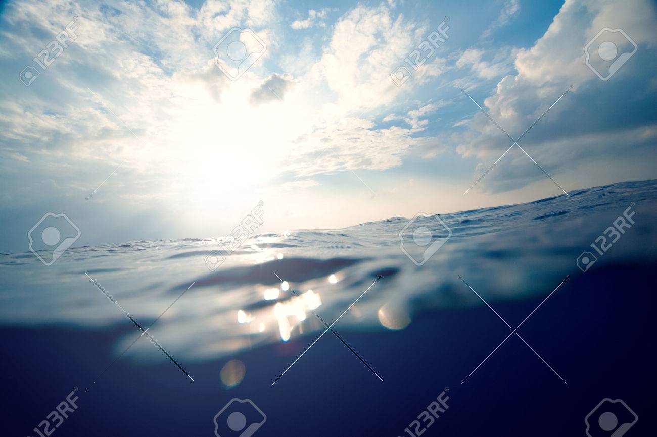 underwater, sea and sky split background - 34784482 underwater, sea and sky split background - 34784482
