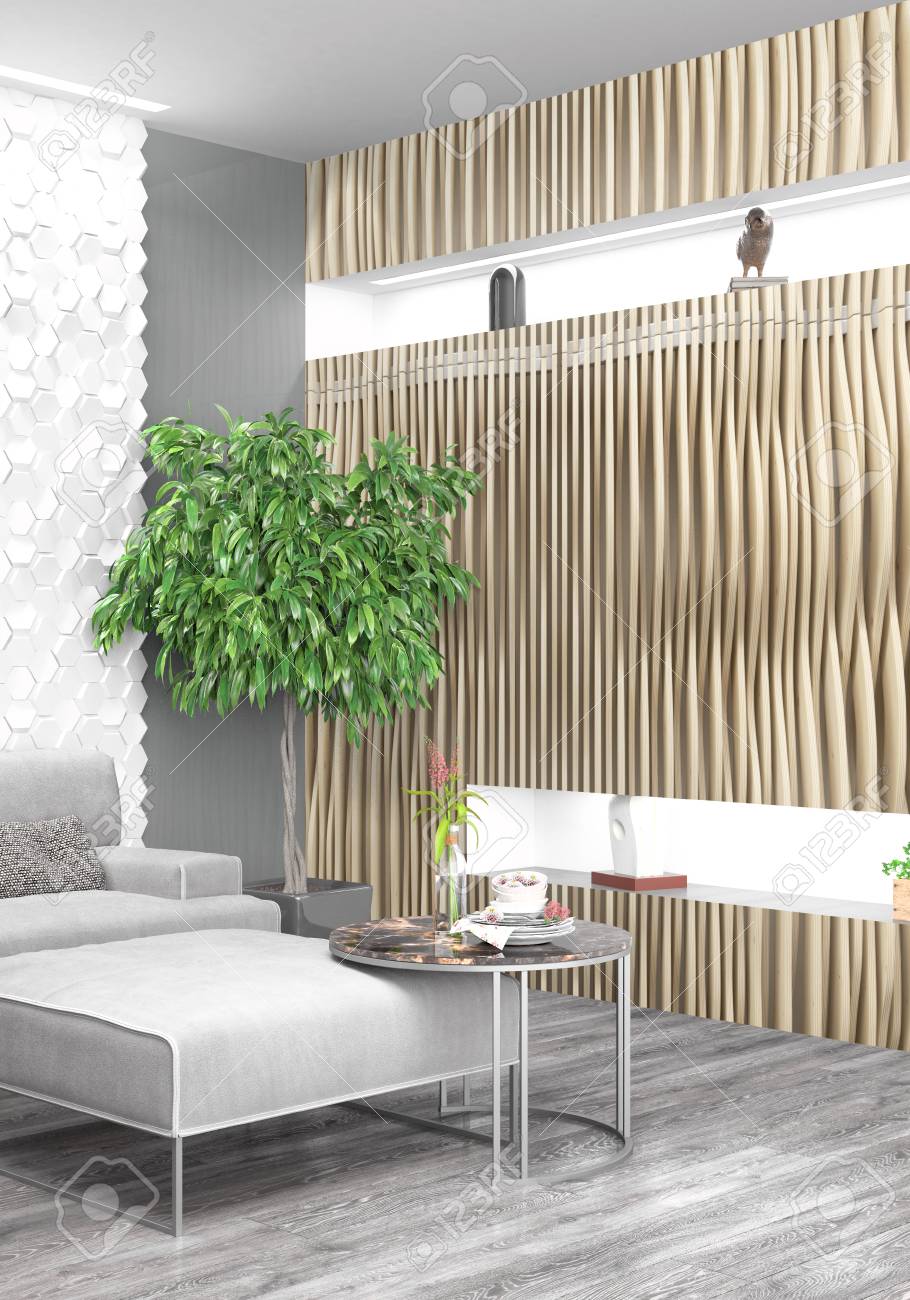 Schöne Moderne Interieur Mit Sofa. 3D-Rendering Lizenzfreie Fotos ... Schöne Moderne Interieur Mit Sofa. 3D-Rendering Lizenzfreie Fotos ...
