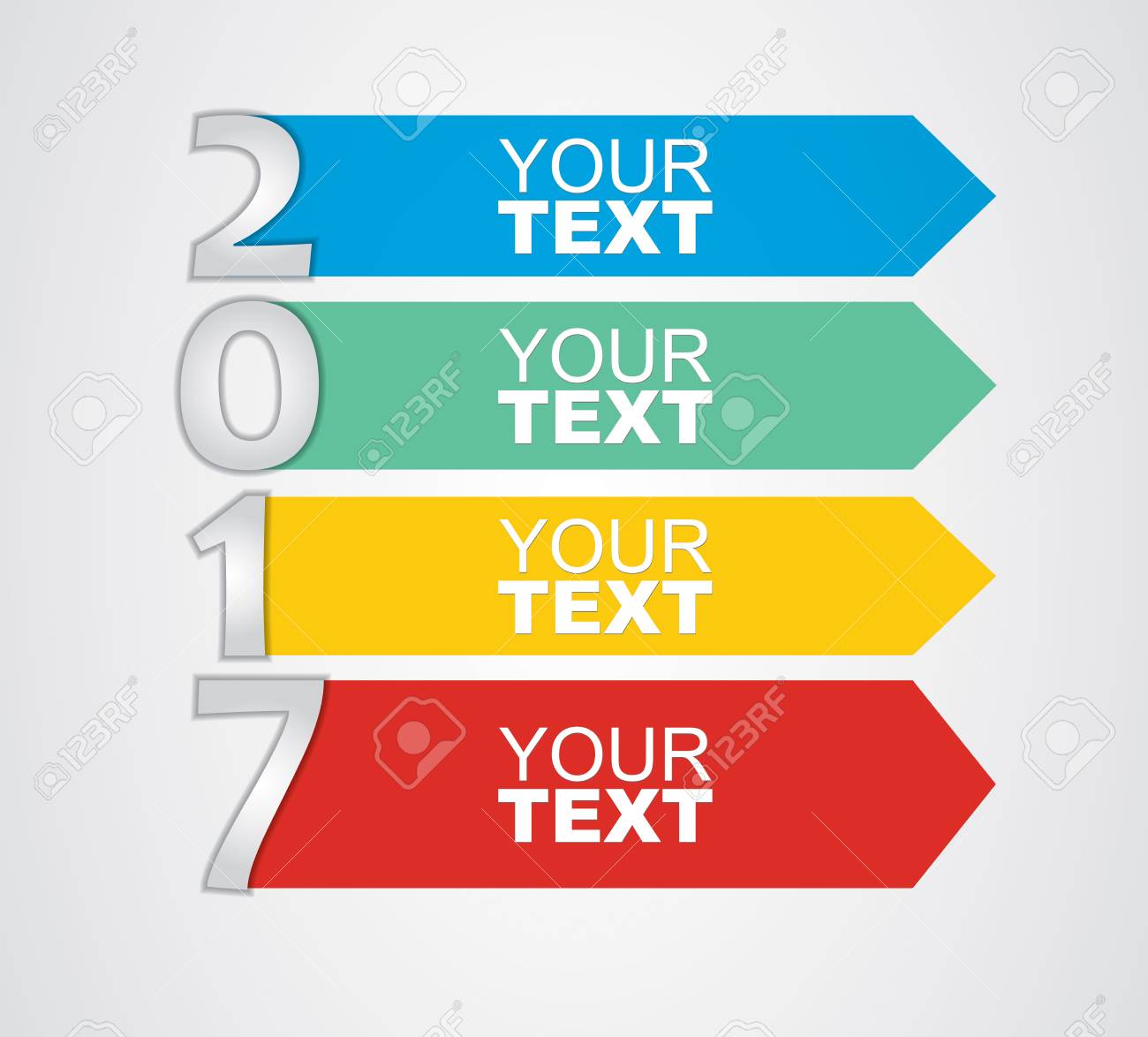 新年あけましておめでとうございます ビジネス プレゼンテーション用イラストのイラスト素材 ベクタ Image