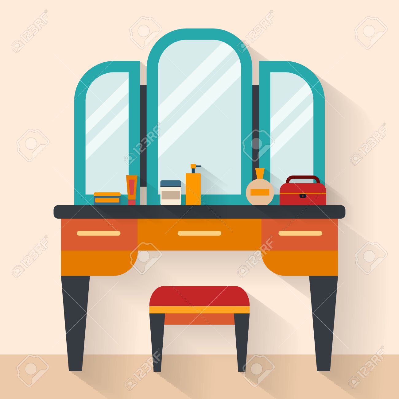 Flat Table Mirror Flat Table Mirror