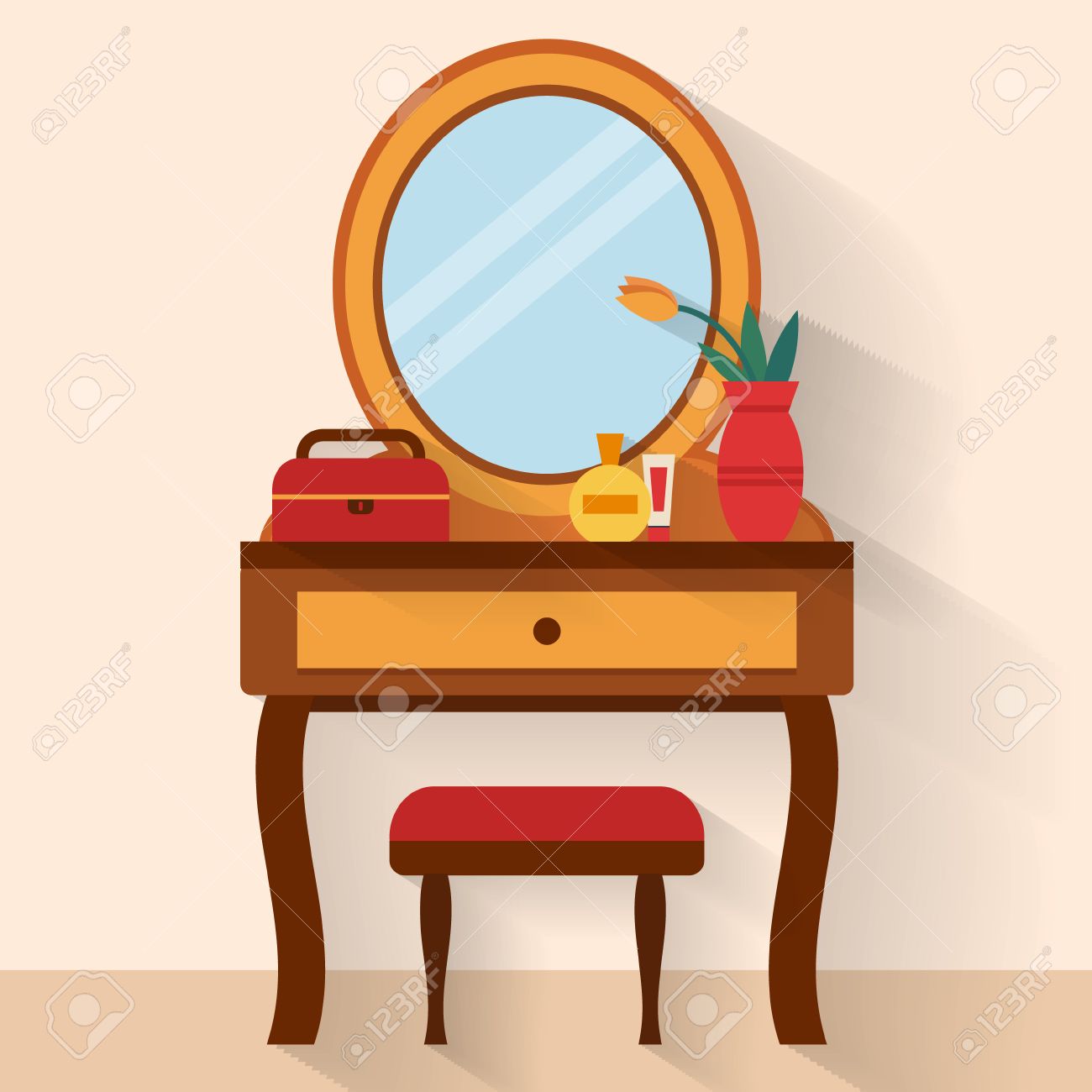 Flat Table Mirror Flat Table Mirror