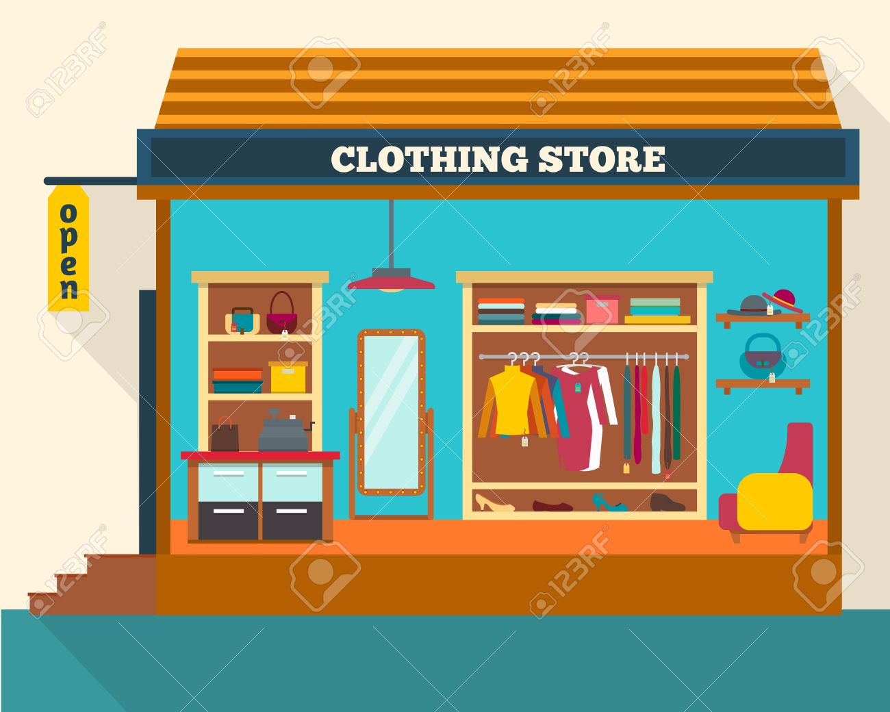 Clothing Store Man And Woman Clothes Shop Boutique Shopping Fashion Bags Clothing Store Man And Woman Clothes Shop Boutique Shopping Fashion Bags