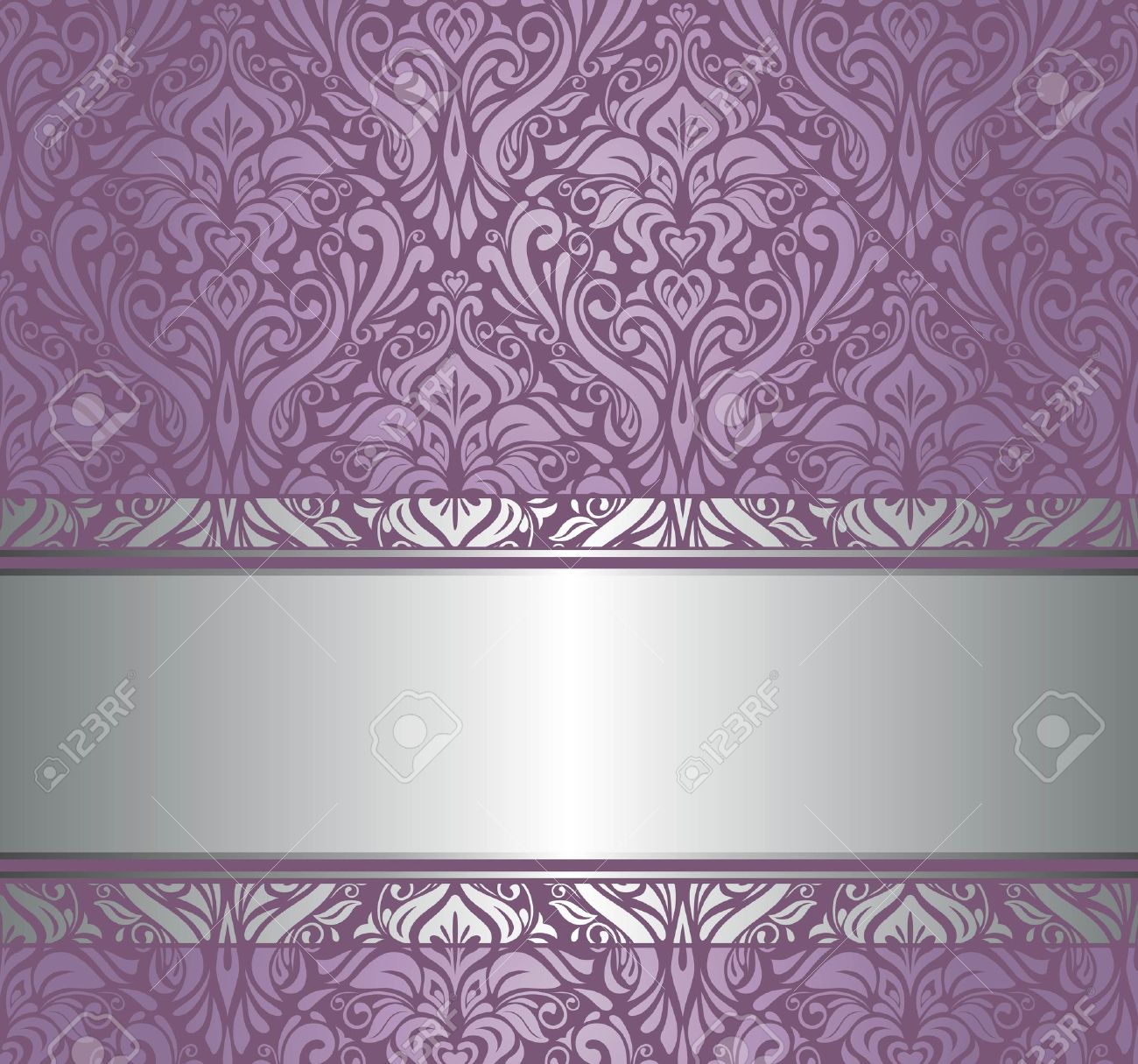 purple and silver background