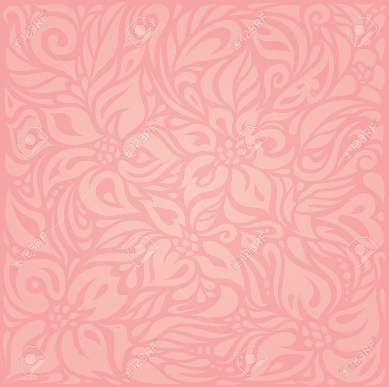 Floral Pink Vector Wallpaper Design Background Royalty Free Cliparts Vectors And Stock Illustration Image 71969795