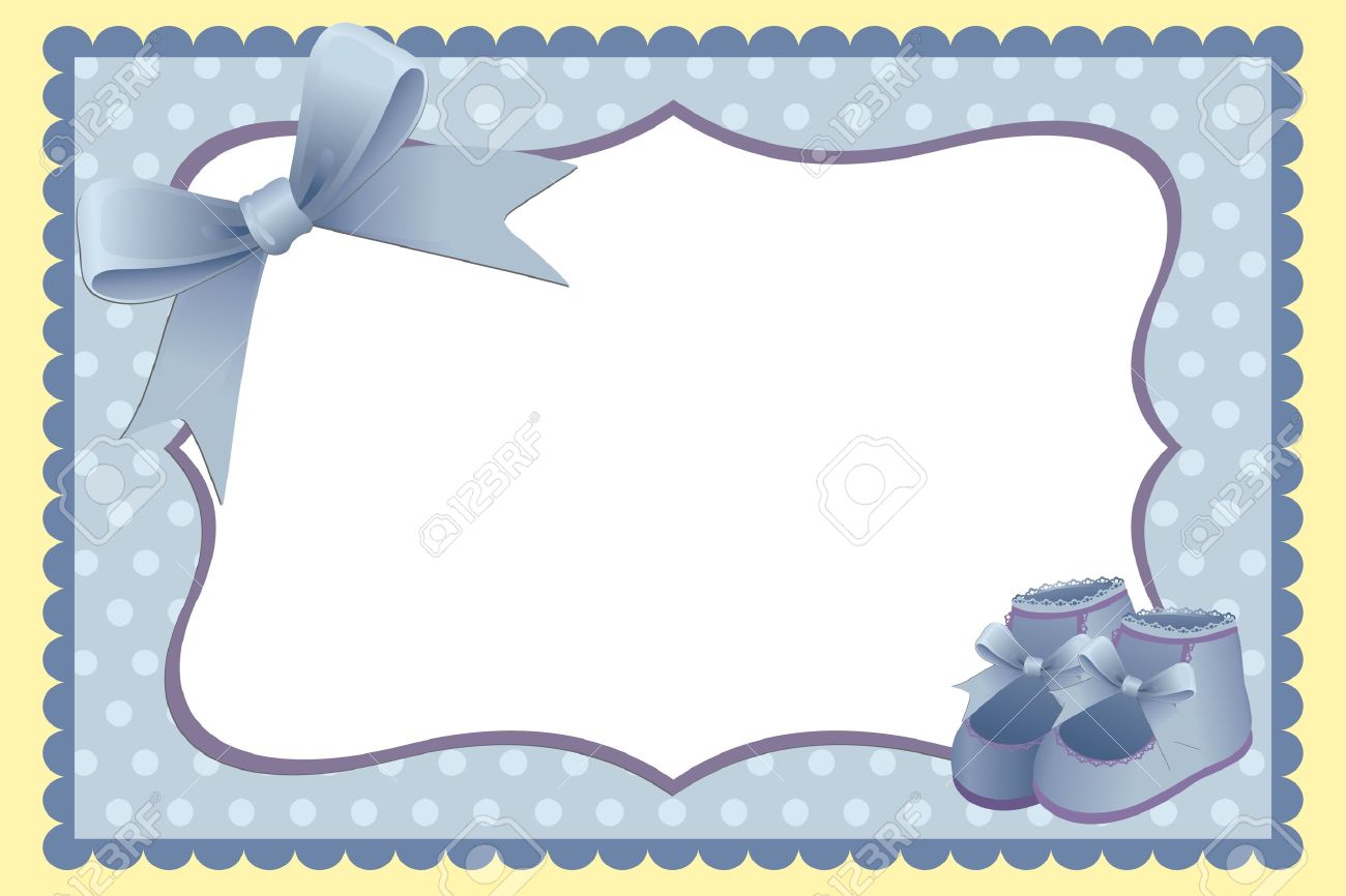 baby boy announcement templates