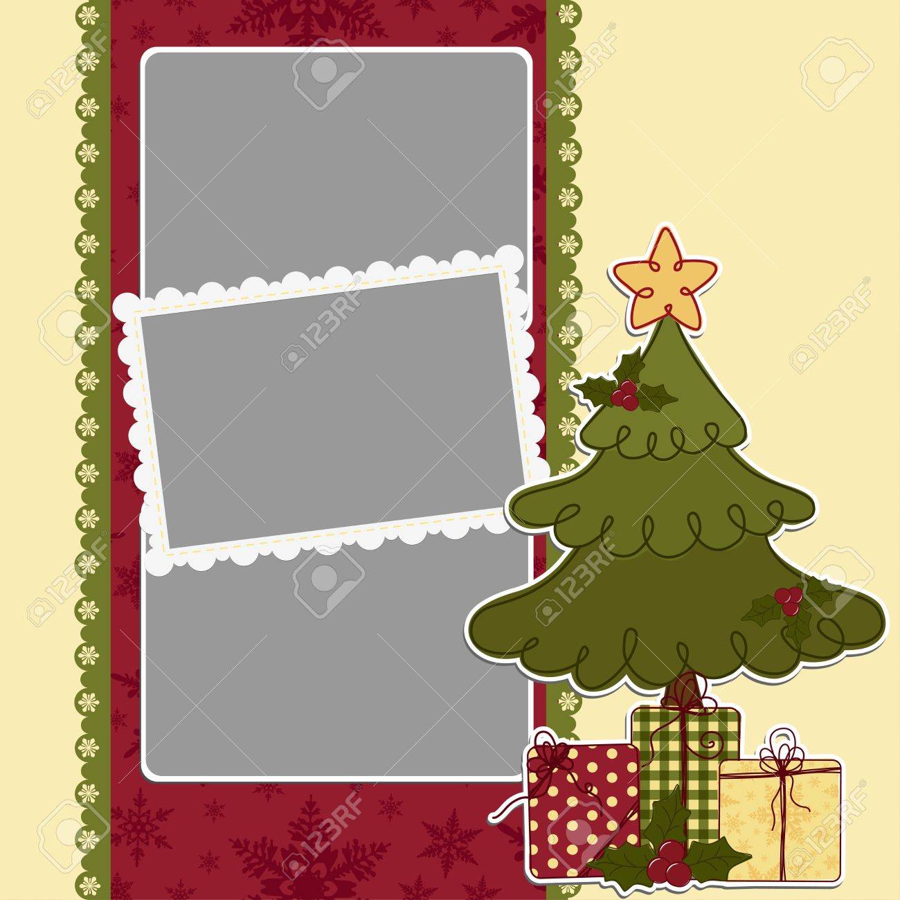 christmas frame template
