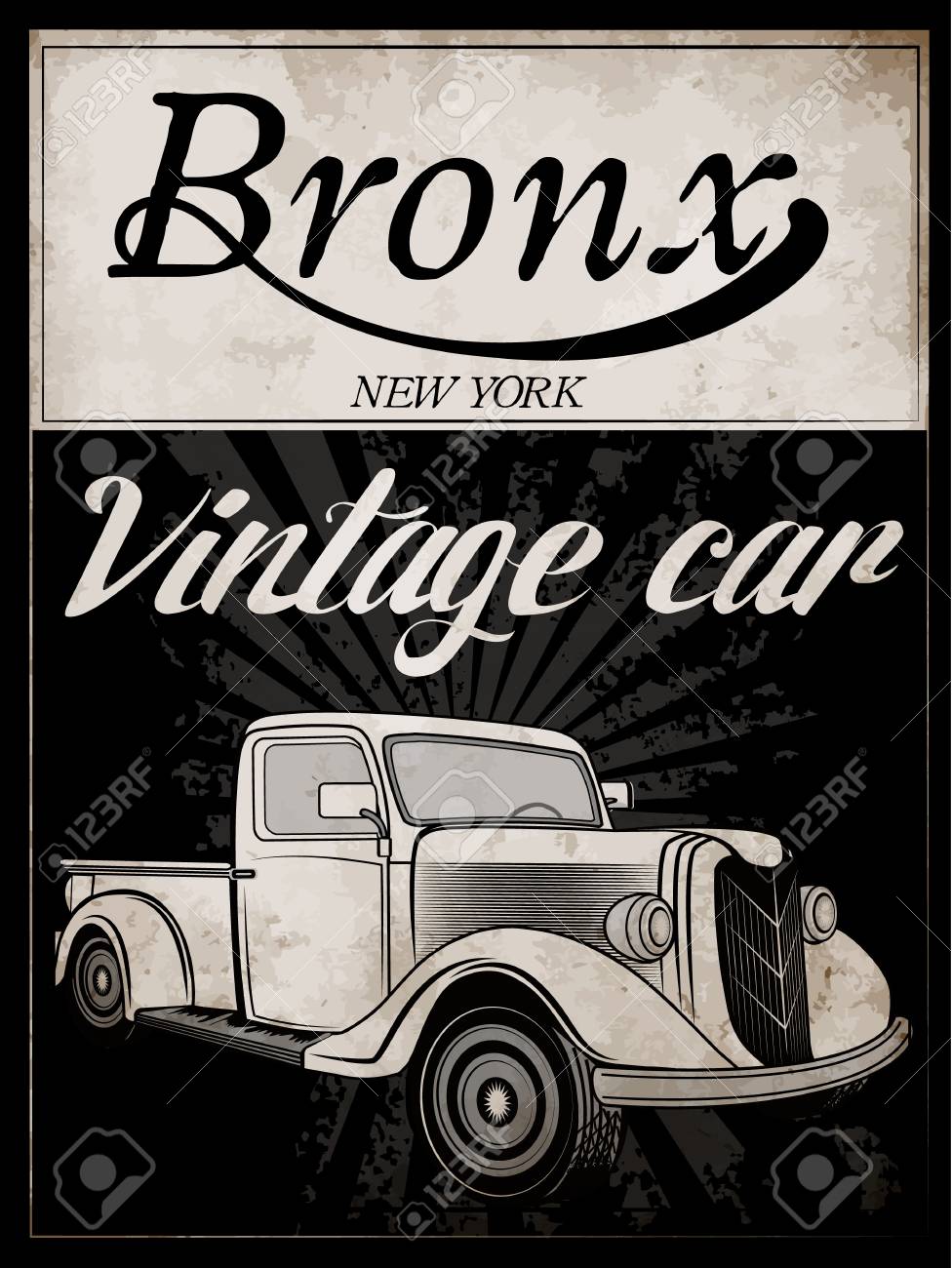 Old American Car Vintage Classic Retro Man T Shirt Graphic Design Royalty Free Cliparts Vectors And Stock Illustration Image