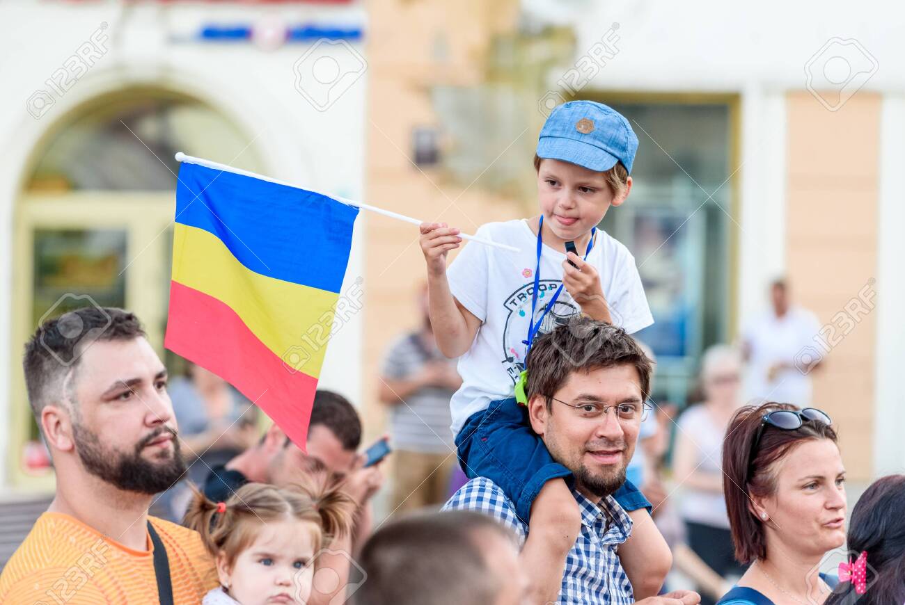 Brasov Romania 10 August 2018 Thousands Of Romanians Living In Brasov Support The Diaspora Anti Government Protest To Take Place In Bucharest On Friday Over 4 Milion Romanians Are Living Abroad Due