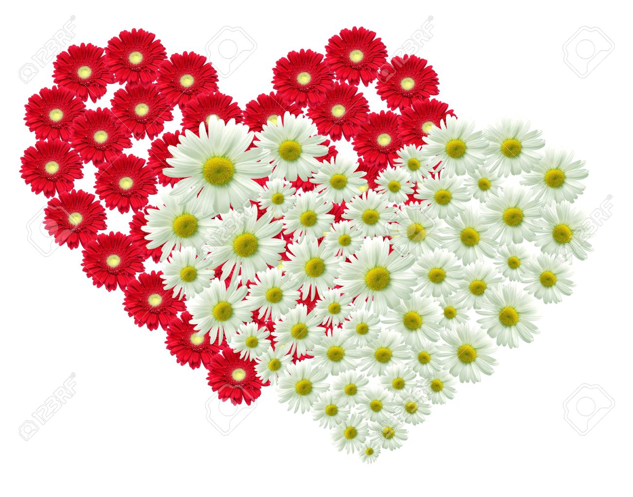 pictures of flowers and hearts
