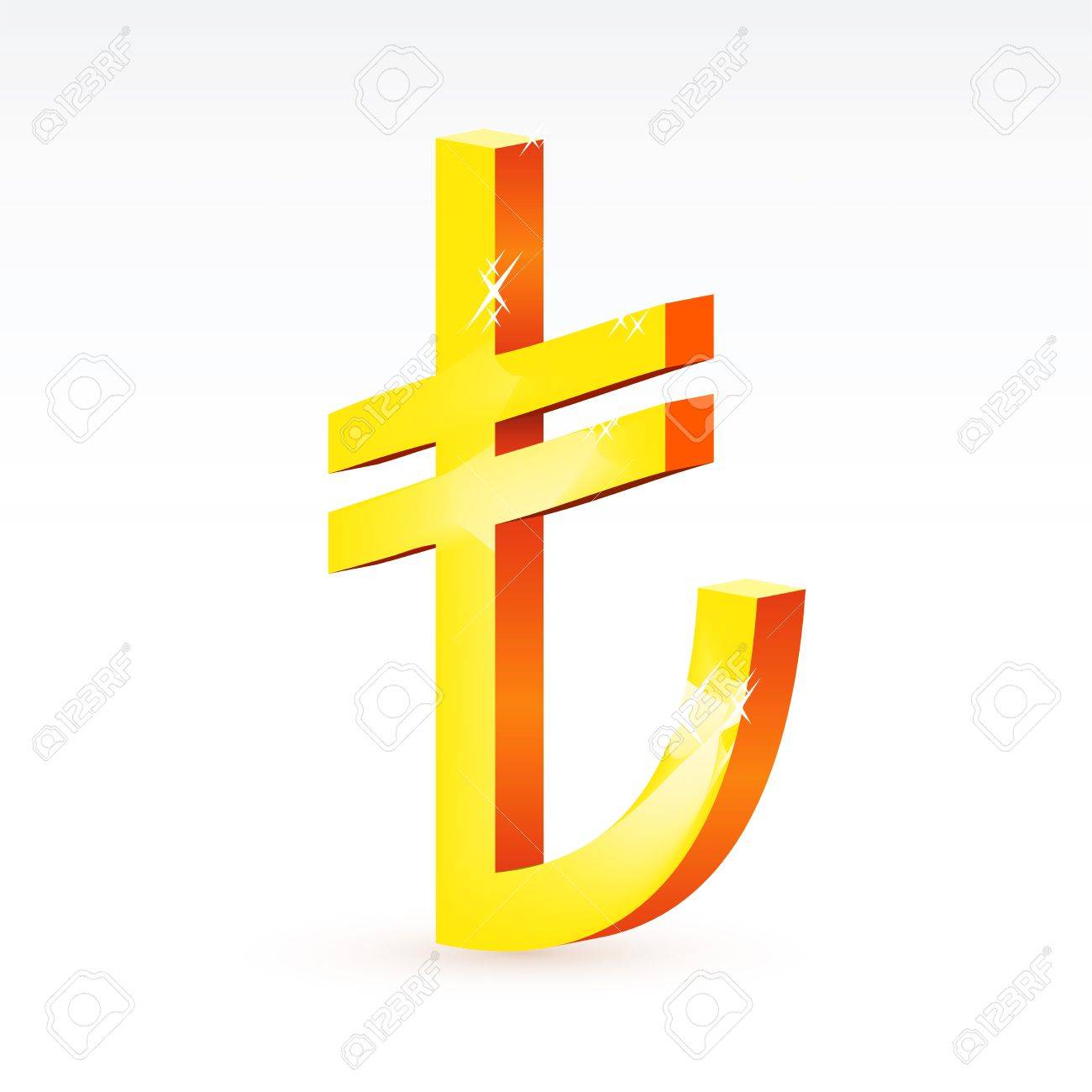 トルコ リラの通貨記号のイラスト素材・ベクター Image 14039647