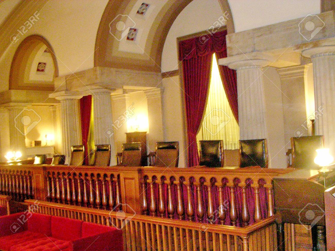 アメリカ ワシントン Dc の旧最高裁判所米国のホール議会議事堂 の写真素材 画像素材 Image 43515006