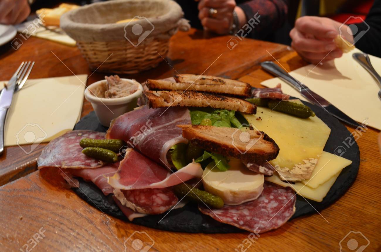 a charcuterie plate in