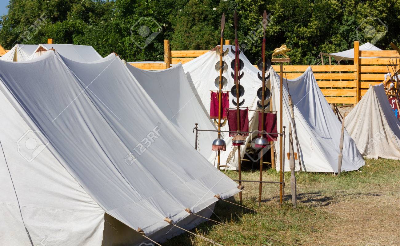 roman army tents