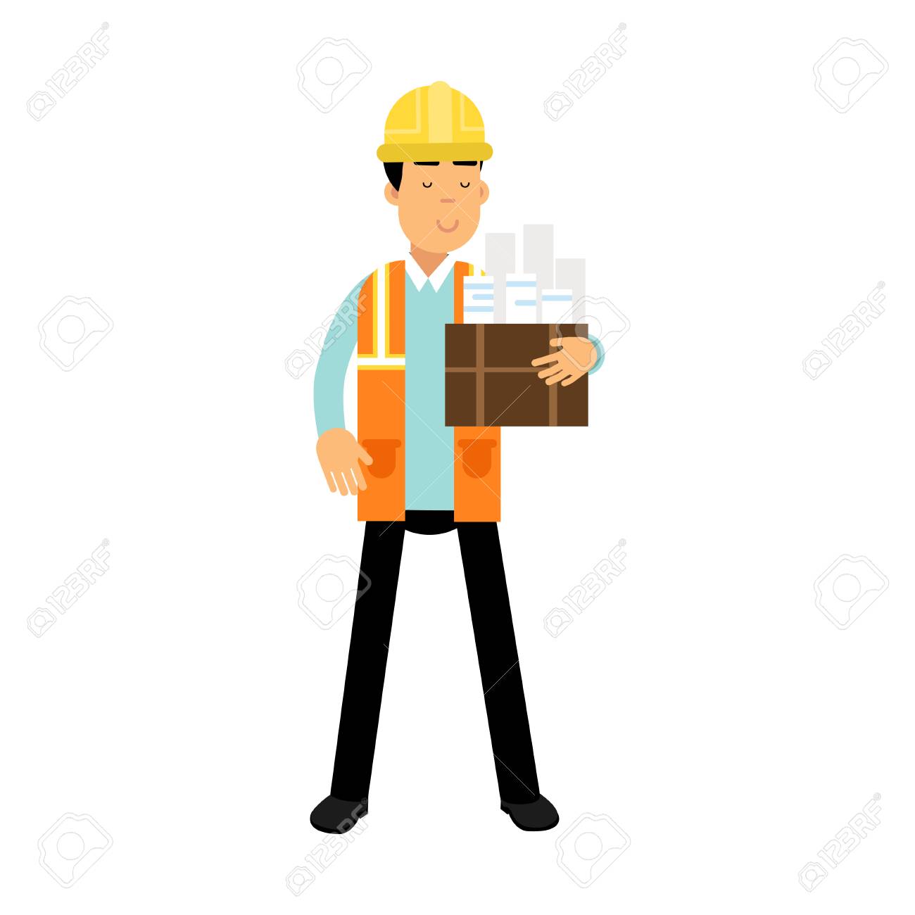 hard hat and vest