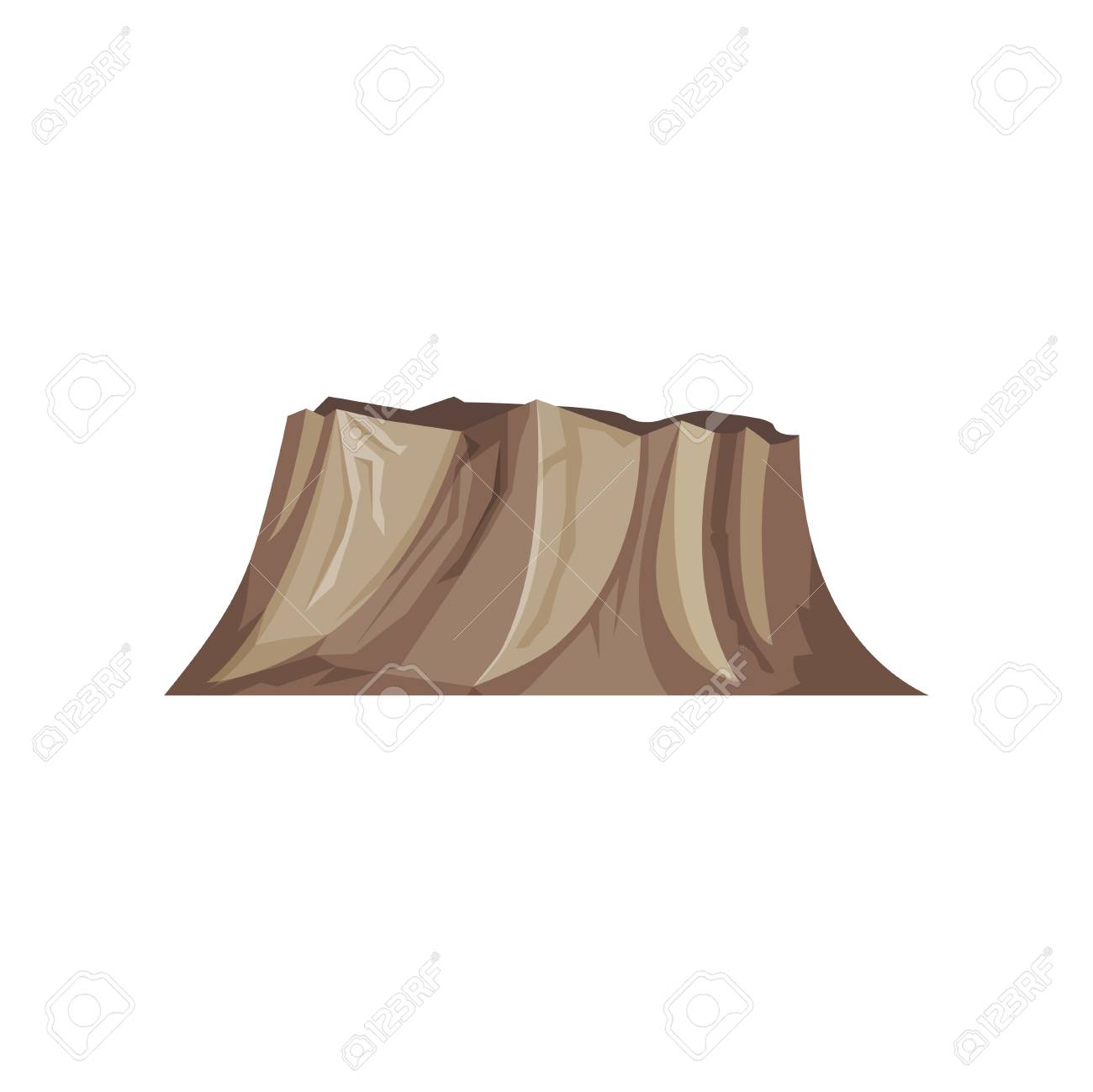 石岩山 アウトドアデザイン要素 自然景観 山岳地質ベクトル イラストのイラスト素材 ベクタ Image 93625786