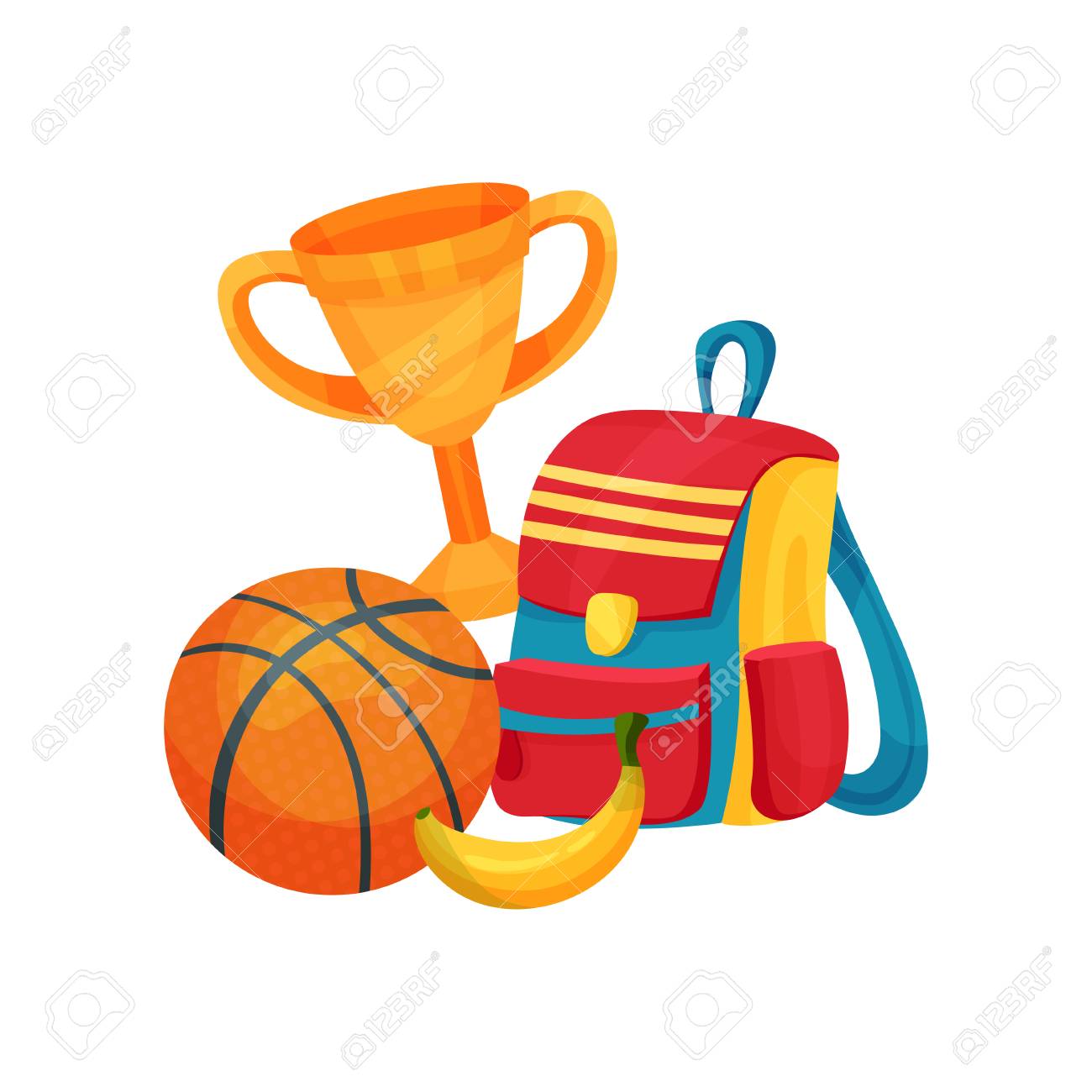 basketball theme backpack