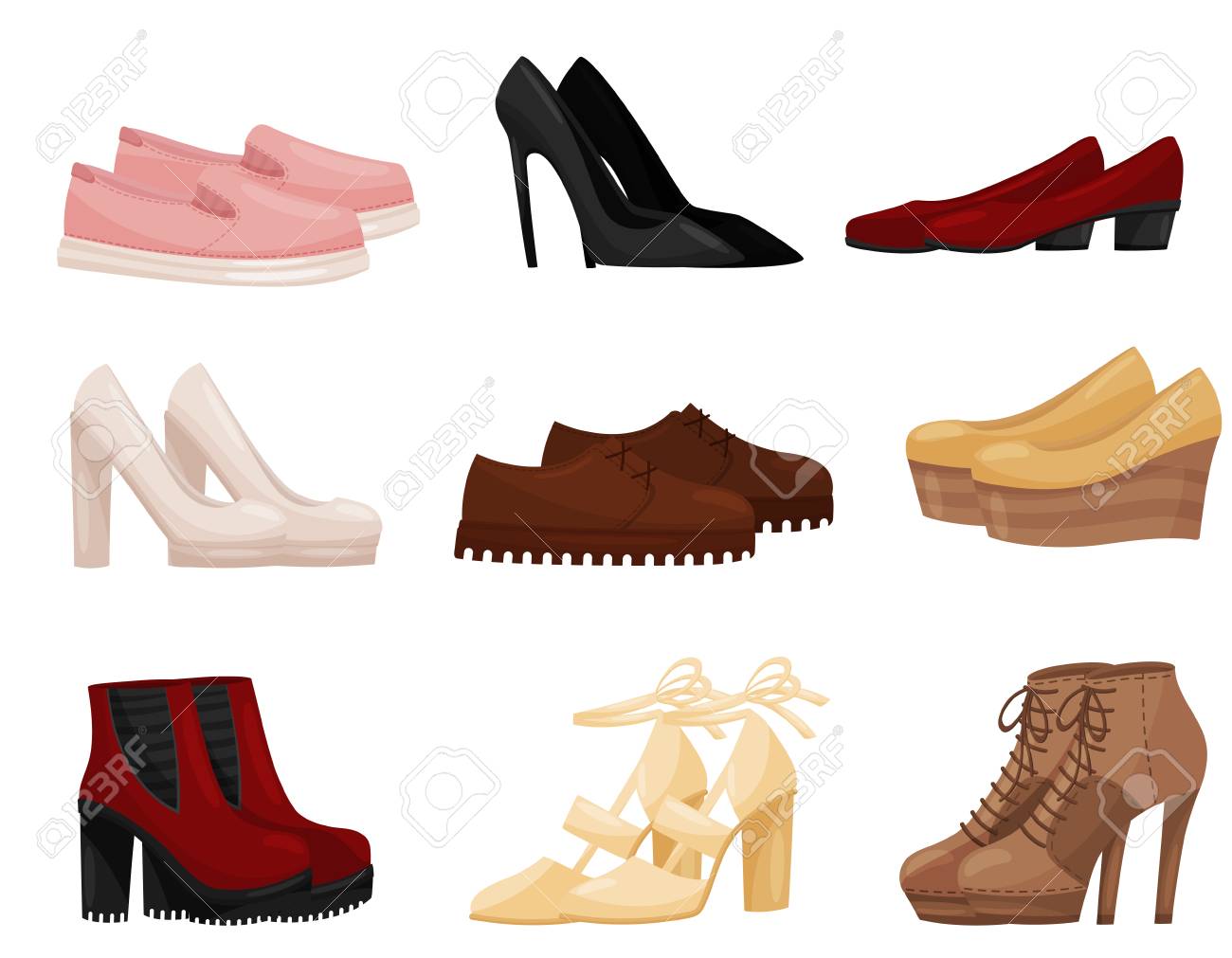 trendy female shoes