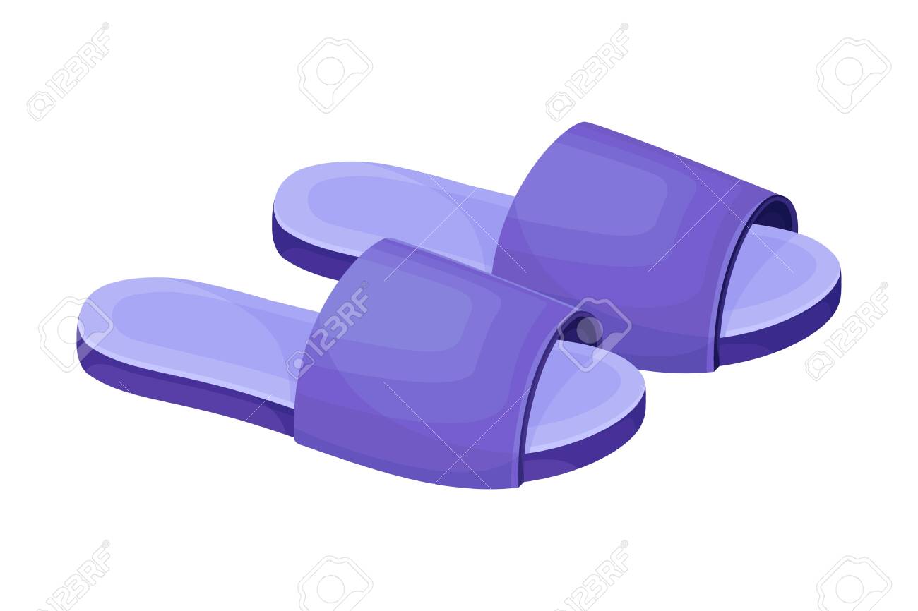 mens purple flip flops