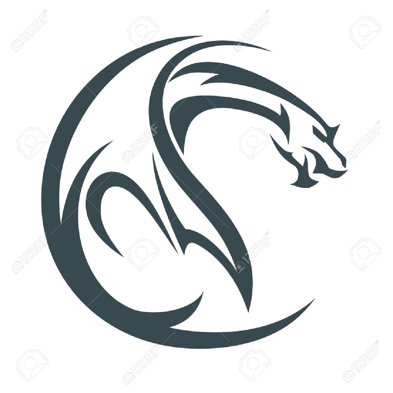 dragon logo vector free alternative clipart design