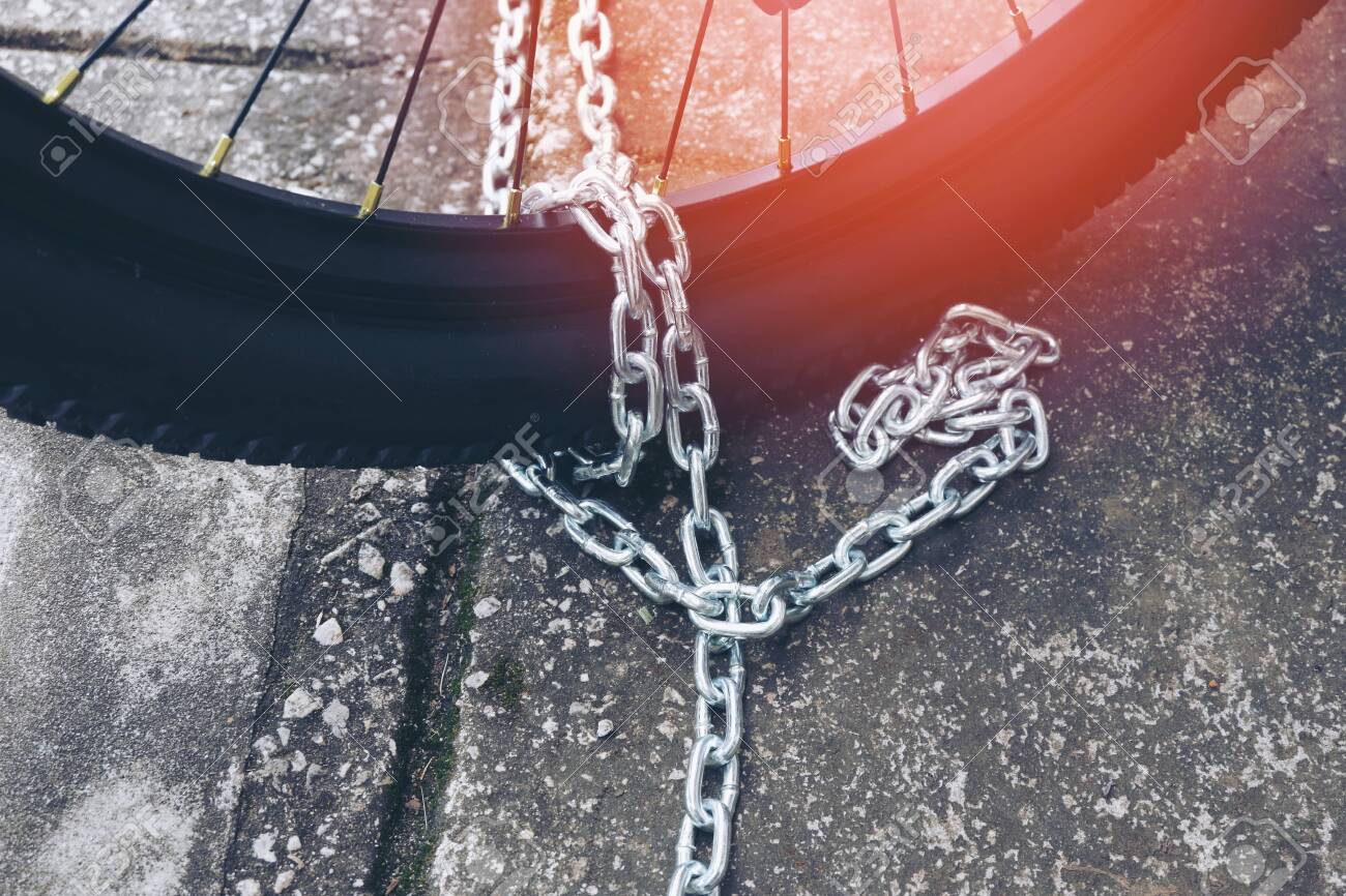 chain link bike lock