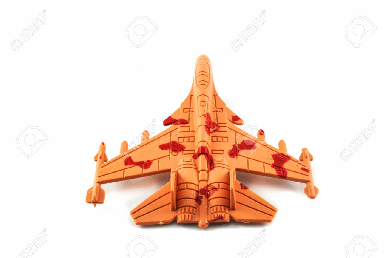 orange airplane toy