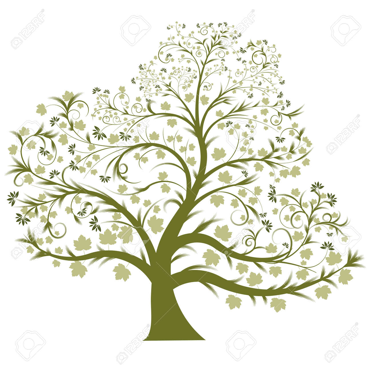 beautiful vector tree design