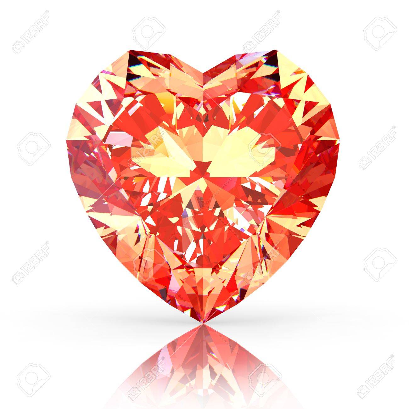 Red diamond heart photo Red diamond heart photo