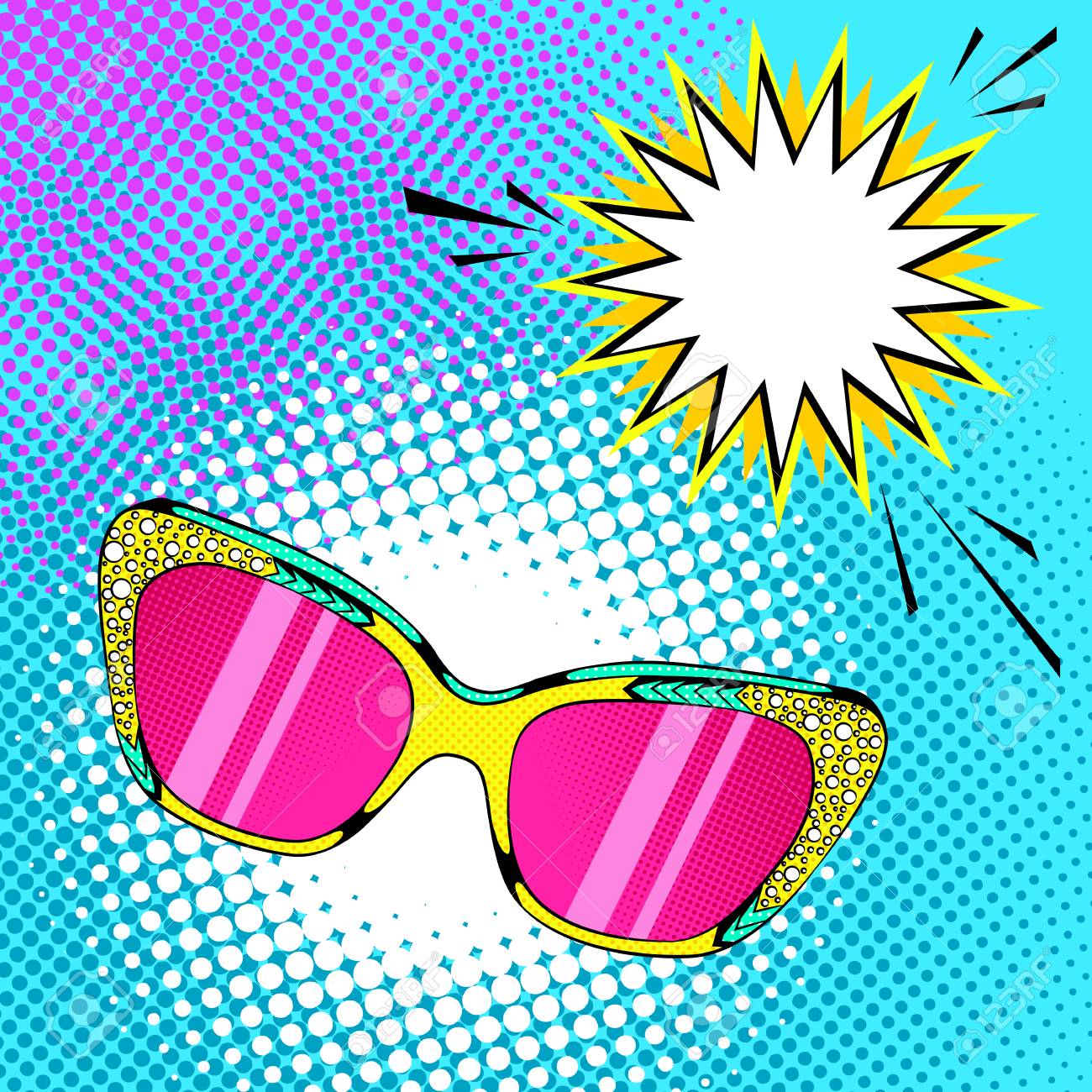 bright colored sunglasses